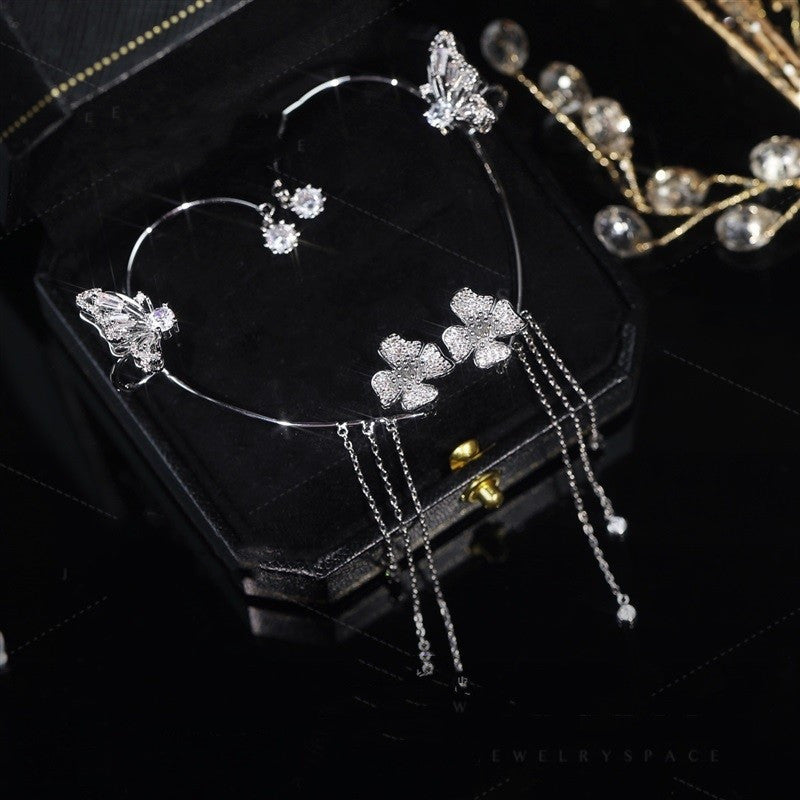 Delicate Butterfly Tassel Earrings – Perfect for Women’s Everyday Style