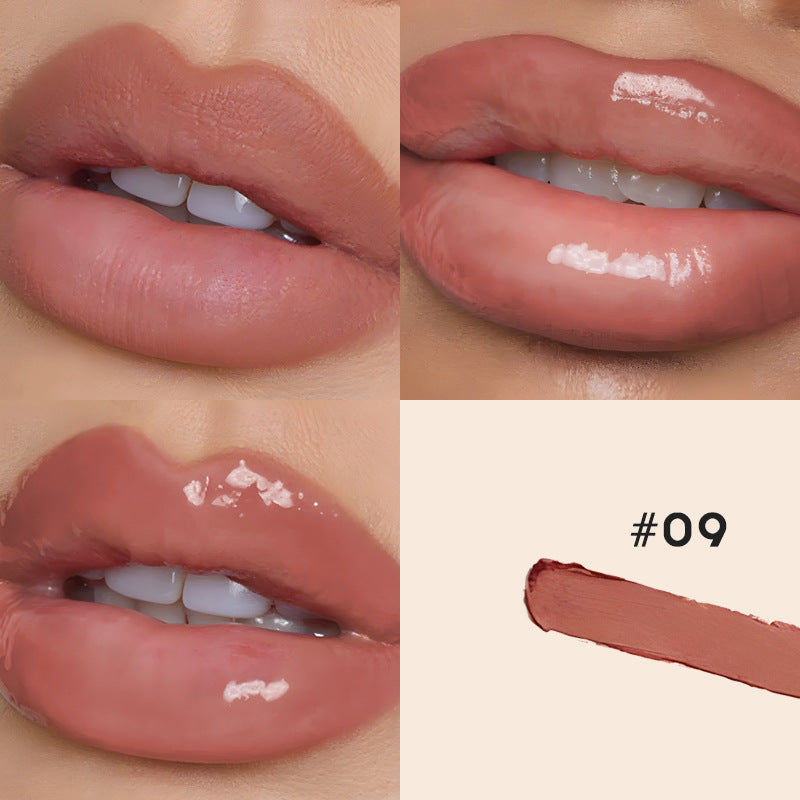 2-in-1 Matte Lip Liner and Transparent Moisturizing Lip Gloss Duo