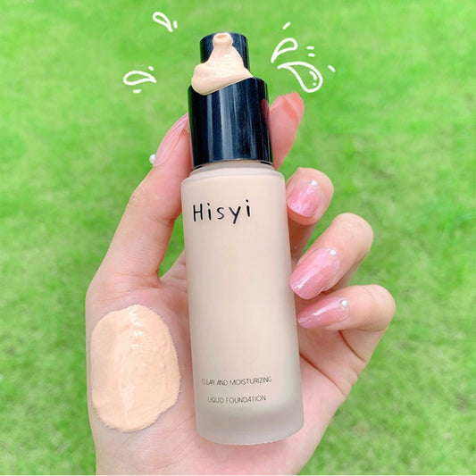 Flawless Coverage Liquid Foundation – Lightweight, Waterproof, Brightening Concealer