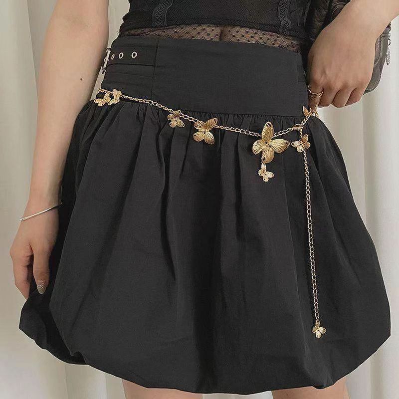 Vintage Butterfly Tassel Waist Chain – Bohemian Belt Chain Accessory for Women