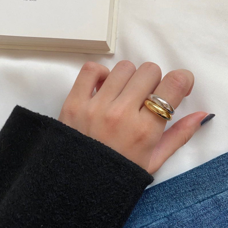 Trendy Crescent Moon Ring – Fashion Statement Jewelry