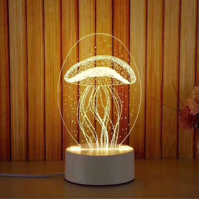 Creative Electronic LED Night Light – Bedroom & Bedside Decor