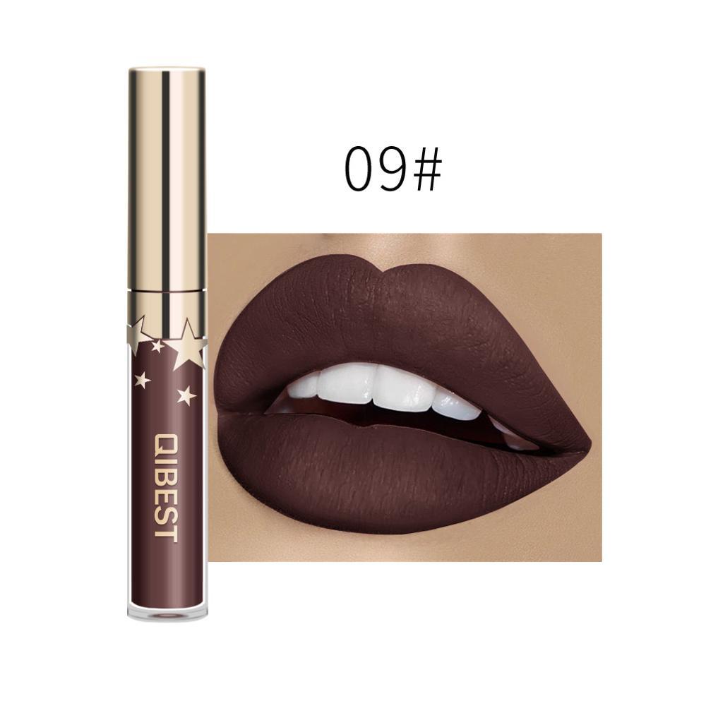 QIBEST Matte Non-Stick Lip Gloss – Long-Lasting & Waterproof