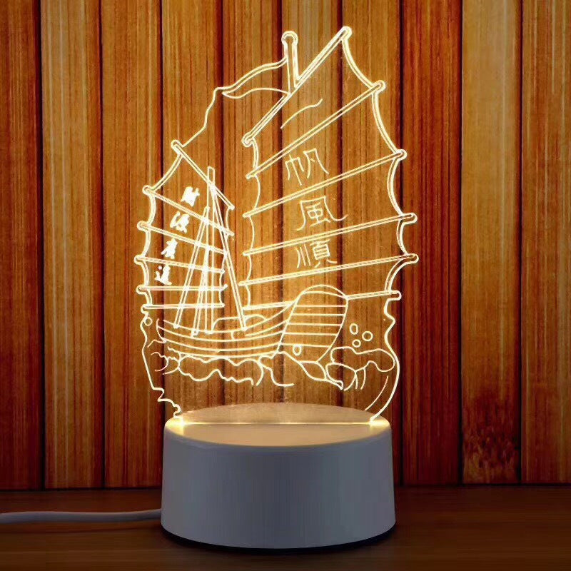 Creative Electronic LED Night Light – Bedroom & Bedside Decor