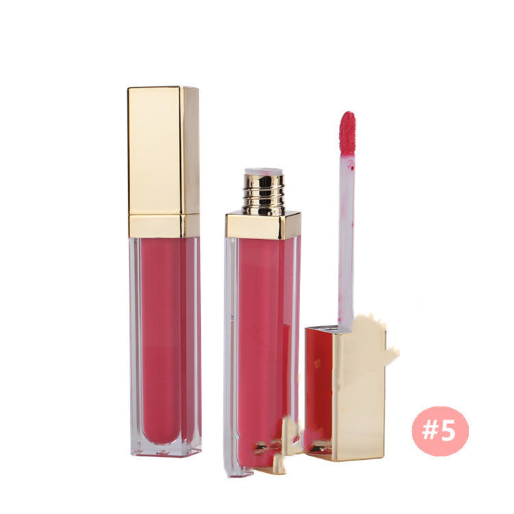 Matte Non-Stick Lip Gloss – Moisturizing & Waterproof