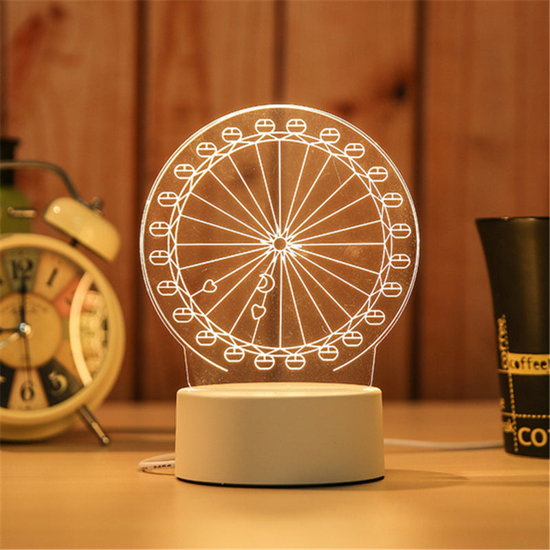 Creative Electronic LED Night Light – Bedroom & Bedside Decor