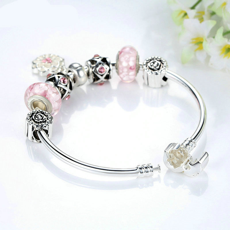 DIY Beaded Glazed Bracelet – Customizable Handmade Jewelry for Women