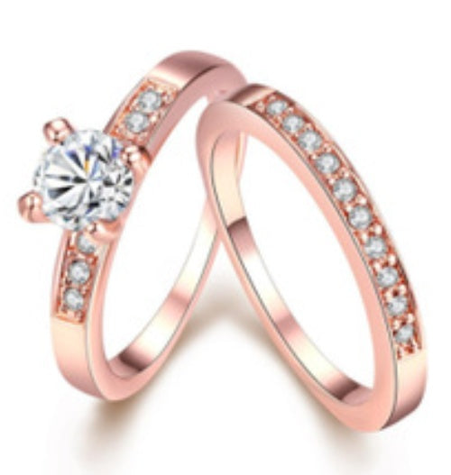 Elegant Rose Gold Diamond Ring – Timeless Luxury Jewelry