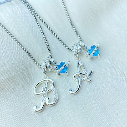 Copper Alphabet Necklace – Dopamine 26 English Letter Pendant, Personalized Jewelry