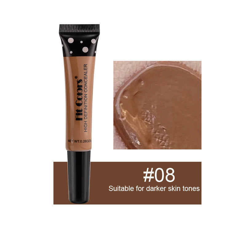 8-Color Liquid Concealer & Foundation – Dark Circle, Spot & Scar Coverage