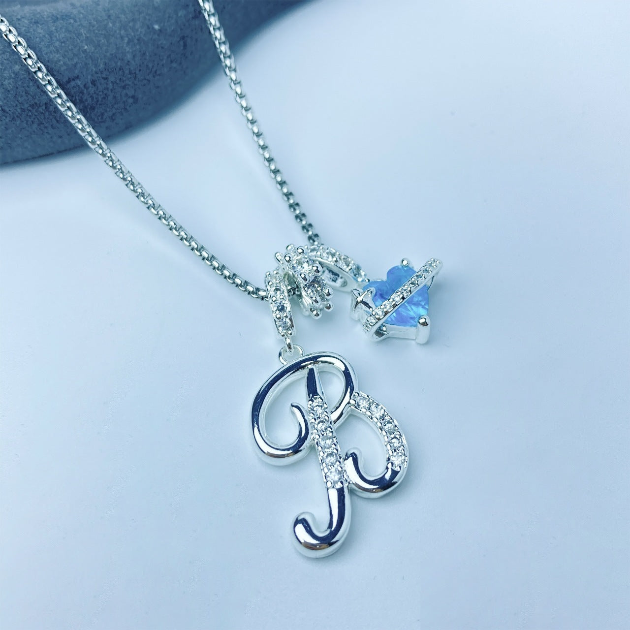 Copper Alphabet Necklace – Dopamine 26 English Letter Pendant, Personalized Jewelry