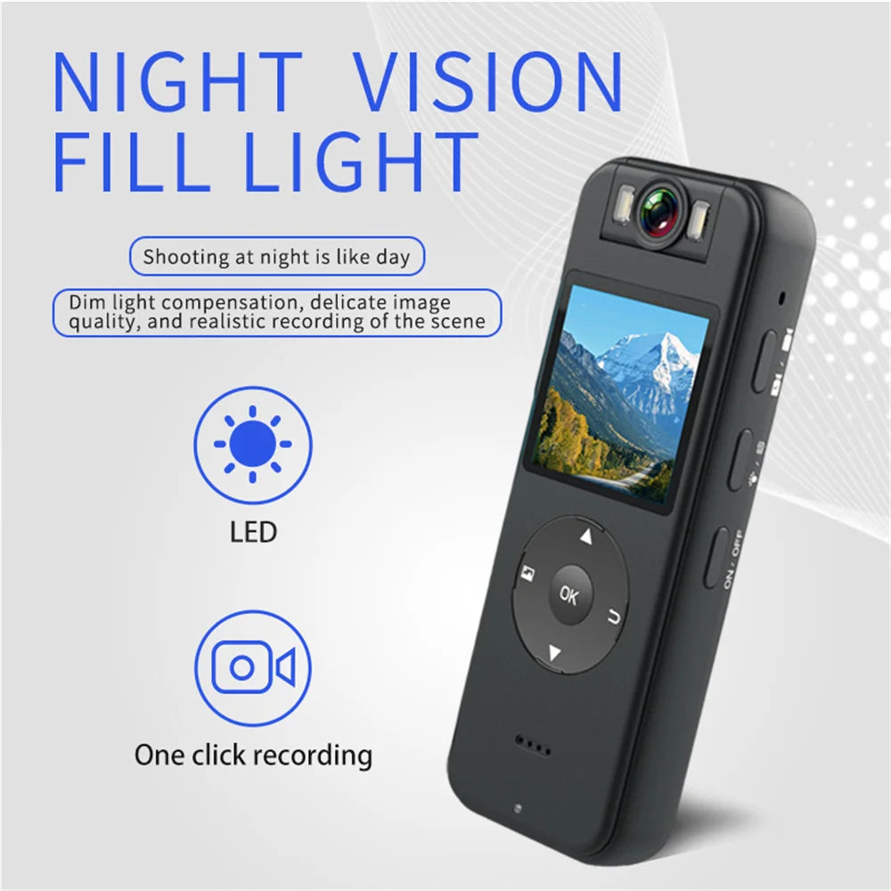 4K WiFi Outdoor Sports Action Camera – 180° Rotating Lens, Magnetic Clip, Wireless Recording & Waterproof Design for Cycling, Driving, and Motorcycle Riding