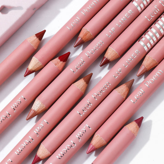 12-Color Matte Lipstick and Lip Liner