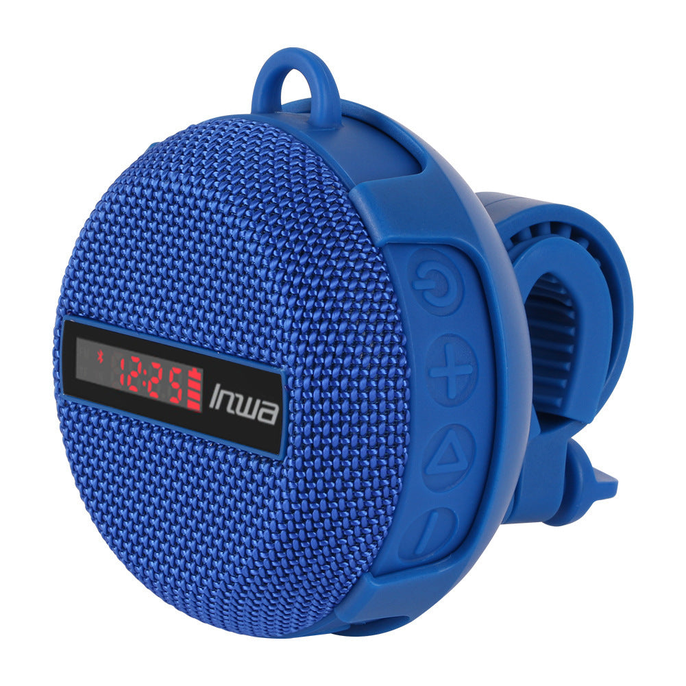 Smart LED Display Bluetooth Speaker – Portable Waterproof Wireless Cycling Speaker with Subwoofer, TF Card Support, Hands-Free Calling, and Dustproof Outdoor Design