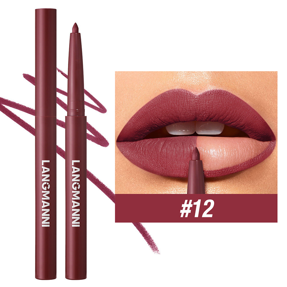 12-Color Matte Lip Liner Collection
