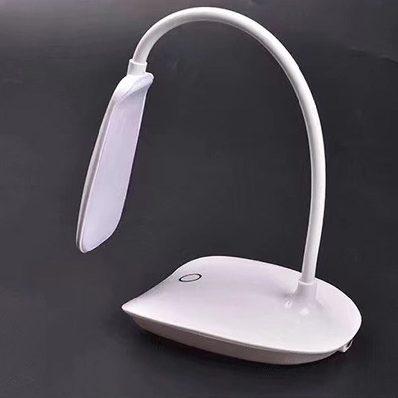 Mini Folding LED Desk Lamp – Portable Eye Protection Study Light, Adjustable Angle, Battery Powered, Ideal for Dormitory & Reading