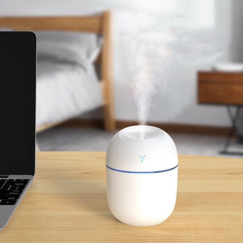 USB Silent Humidifier – Portable Ultrasonic Mini Air Diffuser for Office, Bedroom & Car