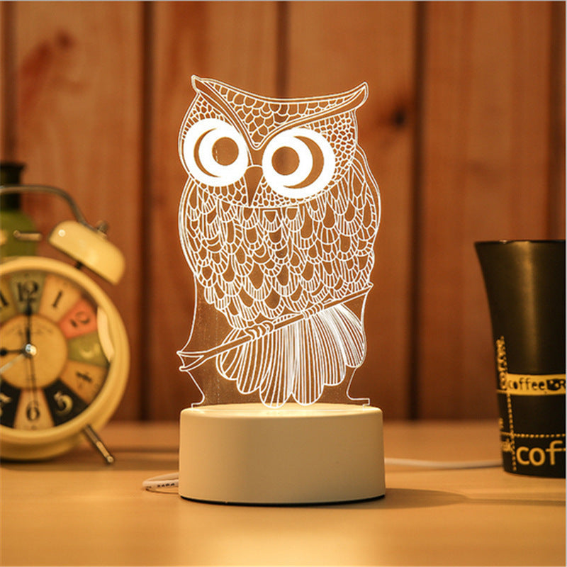 Creative Electronic LED Night Light – Bedroom & Bedside Decor