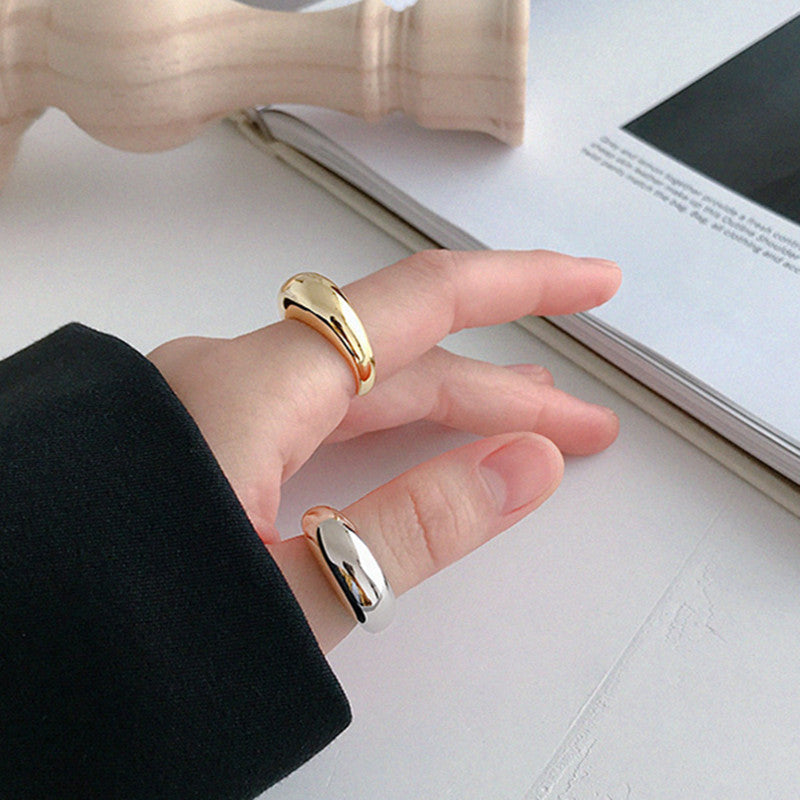 Trendy Crescent Moon Ring – Fashion Statement Jewelry