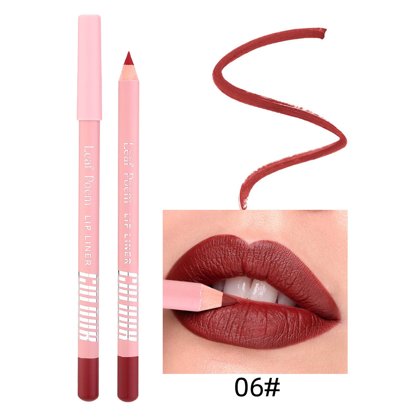 12-Color Matte Lipstick and Lip Liner