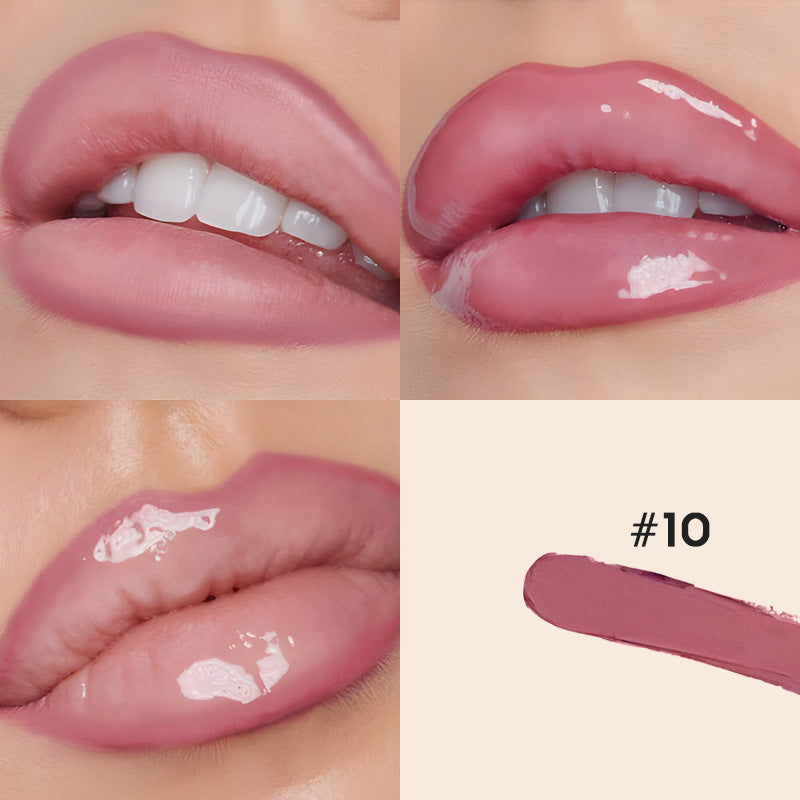 2-in-1 Matte Lip Liner and Transparent Moisturizing Lip Gloss Duo