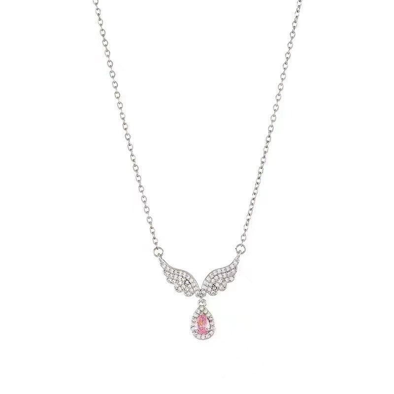 S925 Sterling Silver Fishtail Pendant Necklace for Women – Minimalist Design