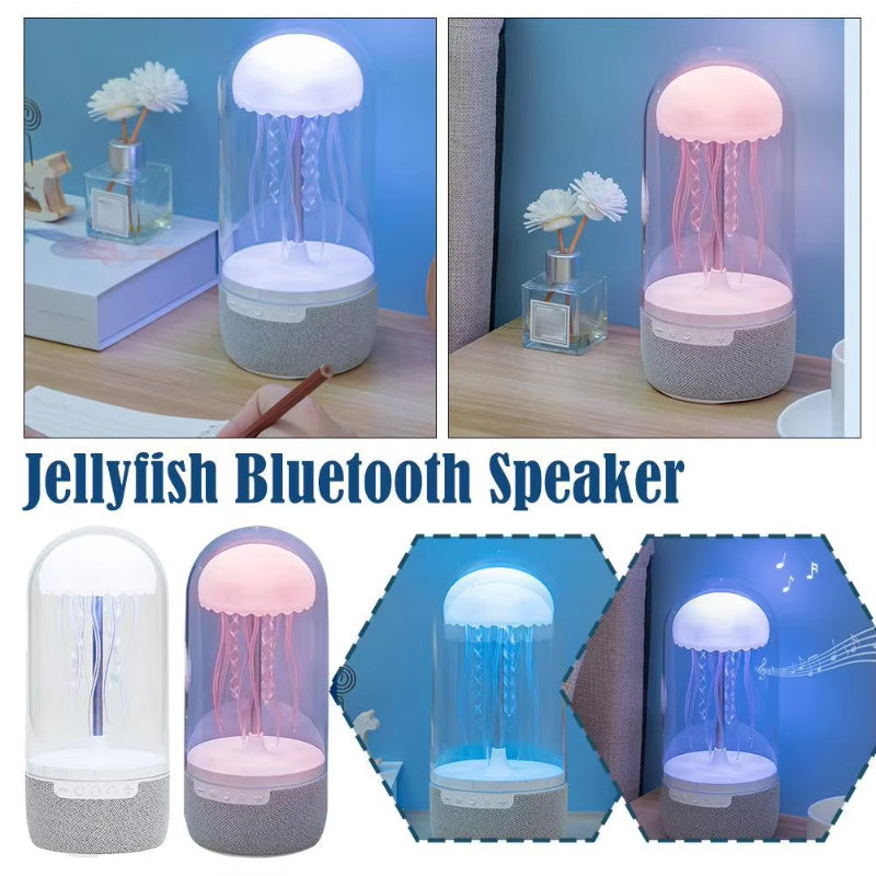 Colorful LED Mood Lamp with Bluetooth Speaker – Ellyfish Speaker with Lights for Home & Office