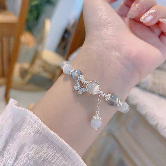 Women’s All-Match Crystal Butterfly Bracelet – Trendy & Chic Accessory