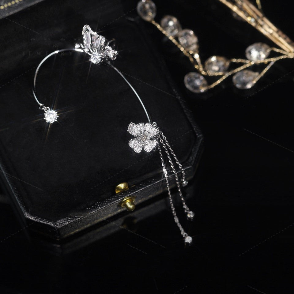 Delicate Butterfly Tassel Earrings – Perfect for Women’s Everyday Style