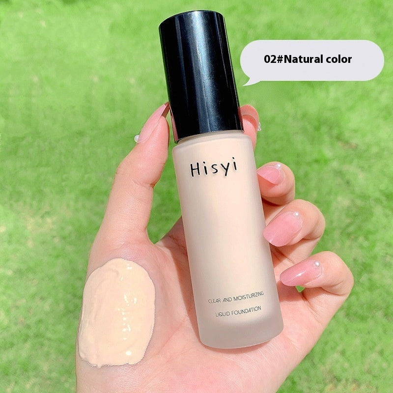 Flawless Coverage Liquid Foundation – Lightweight, Waterproof, Brightening Concealer