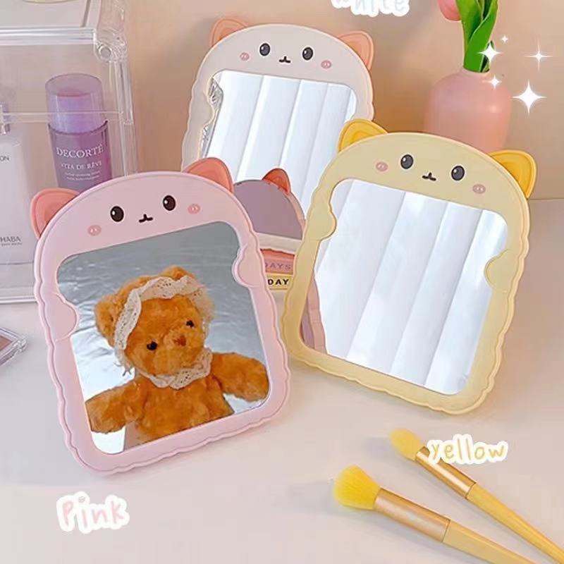 Foldable Portable Vanity Mirror – High-Definition Desktop & Wall-Mount Makeup Mirror for Student Dorms & Home Use