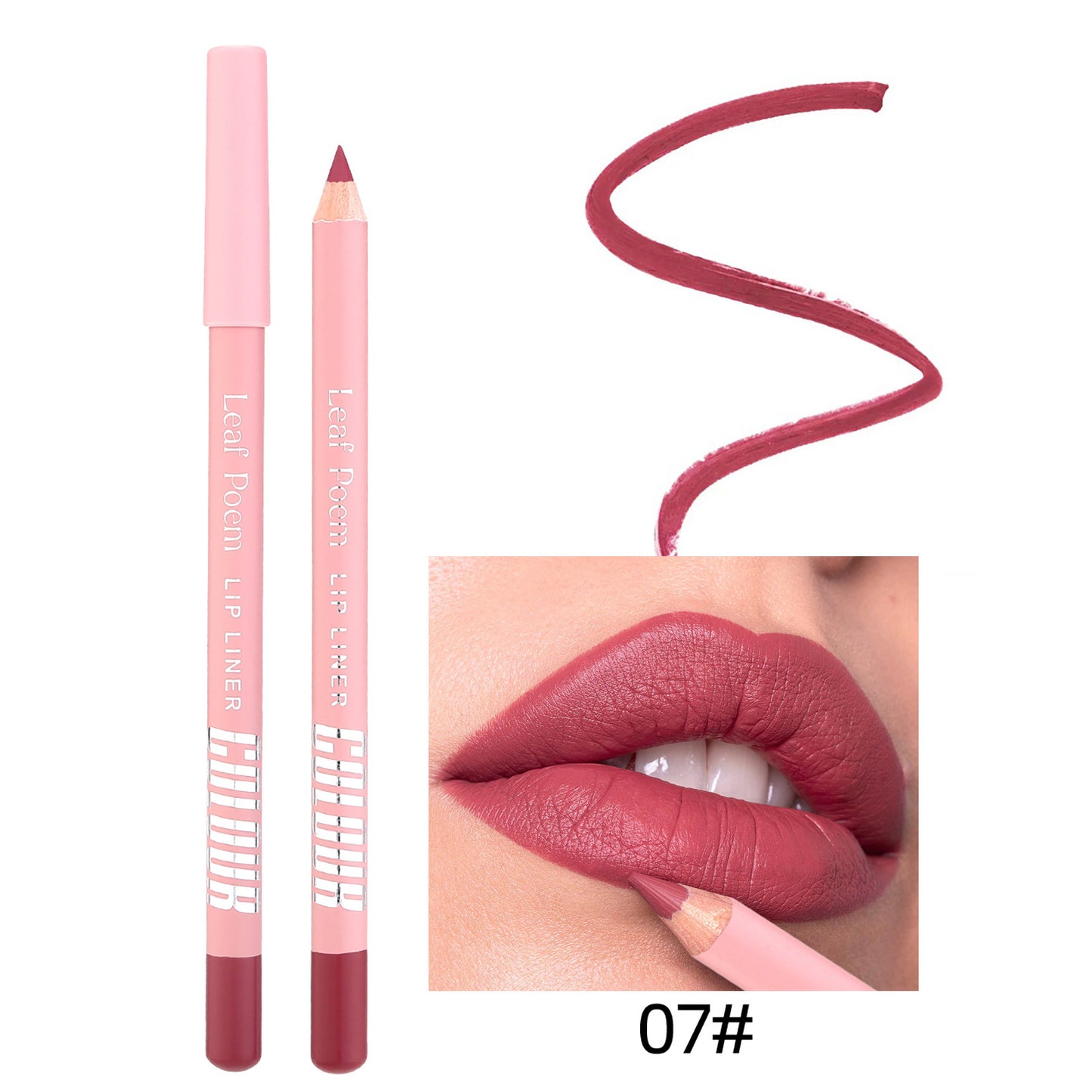 12-Color Matte Lipstick and Lip Liner