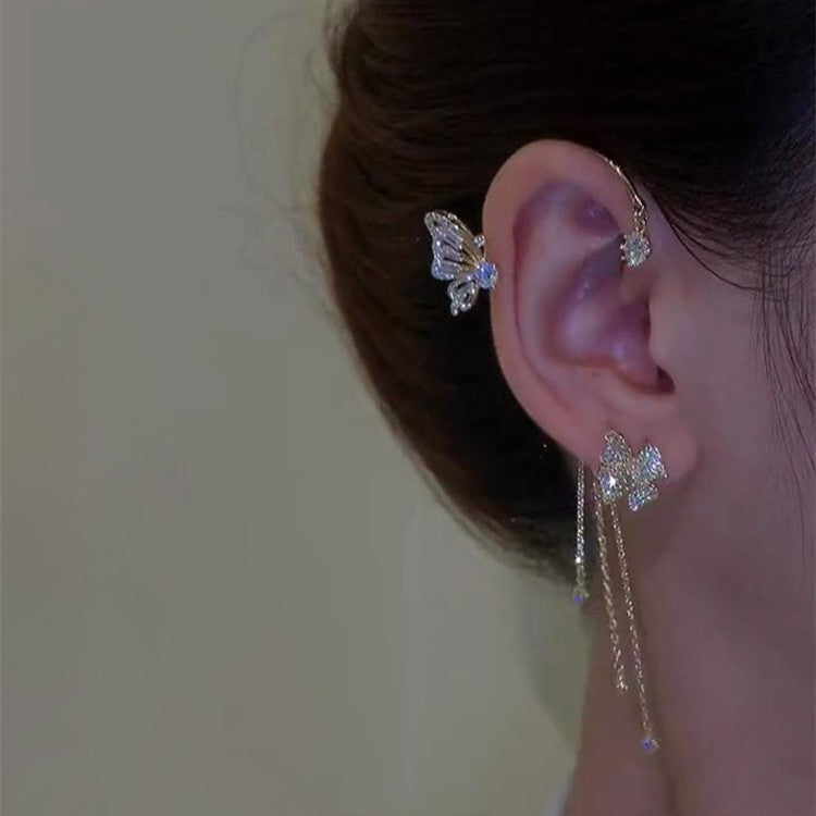 Delicate Butterfly Tassel Earrings – Perfect for Women’s Everyday Style
