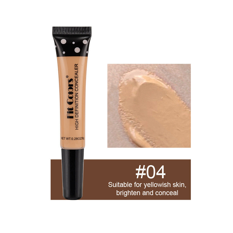 8-Color Liquid Concealer & Foundation – Dark Circle, Spot & Scar Coverage