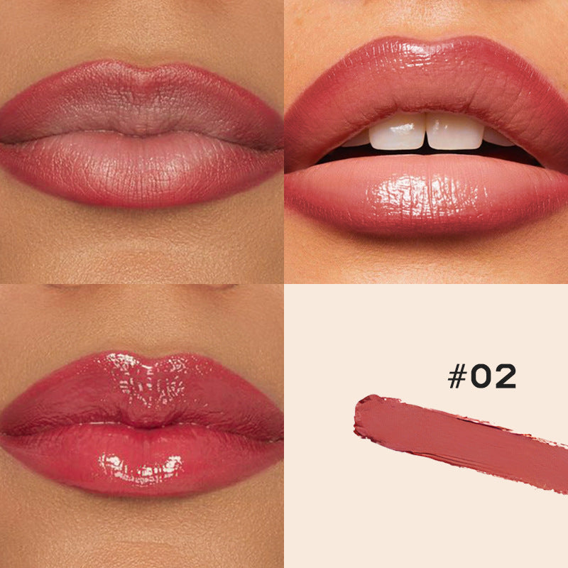 2-in-1 Matte Lip Liner and Transparent Moisturizing Lip Gloss Duo