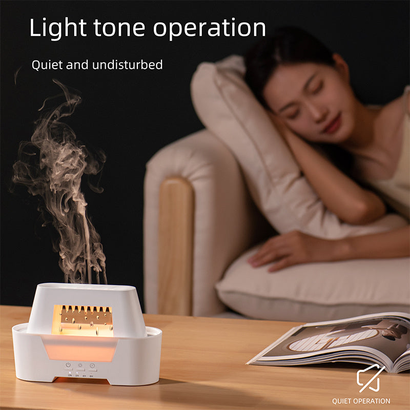 Rain Drop Ultrasonic Humidifier – 300ml Cool Mist Aroma Diffuser with Remote Control for Home & Office