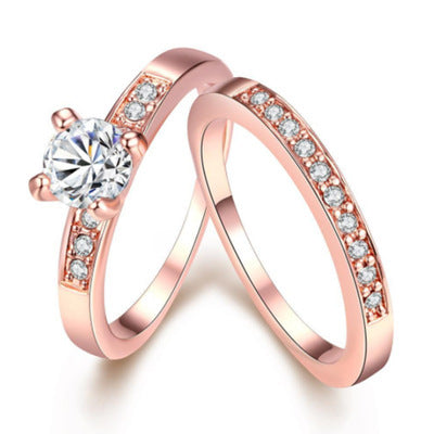 Elegant Rose Gold Diamond Ring – Timeless Luxury Jewelry