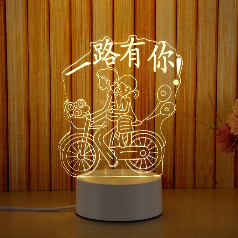 Creative Electronic LED Night Light – Bedroom & Bedside Decor