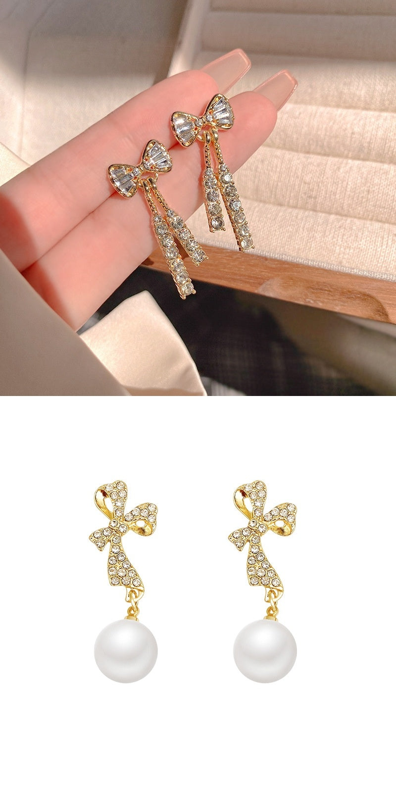 Elegant Butterfly Rhinestone Earrings – Trendy INS-Inspired Fashion Jewelry