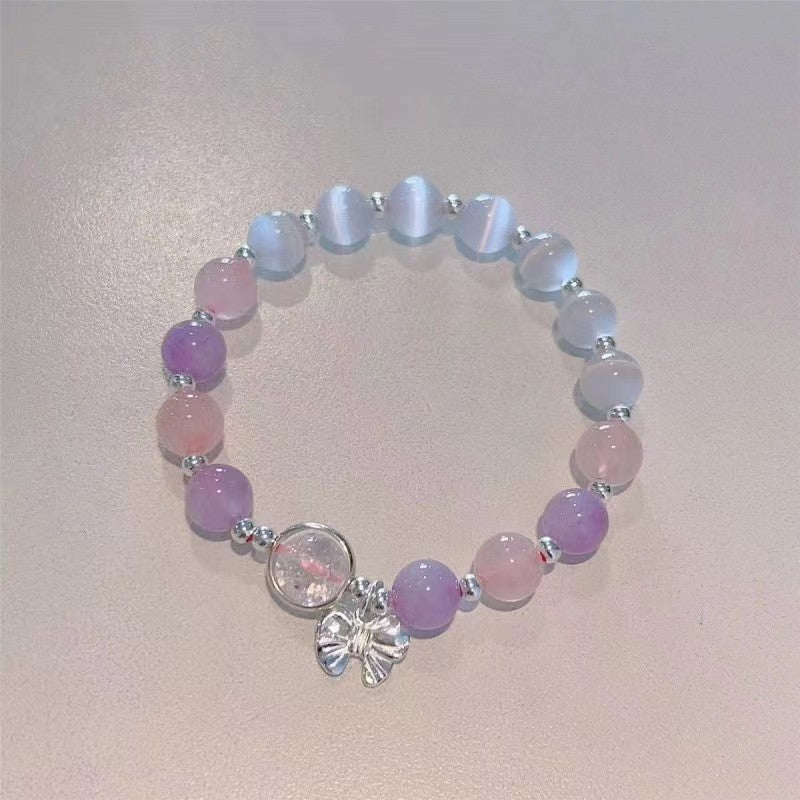 Women’s All-Match Crystal Butterfly Bracelet – Trendy & Chic Accessory