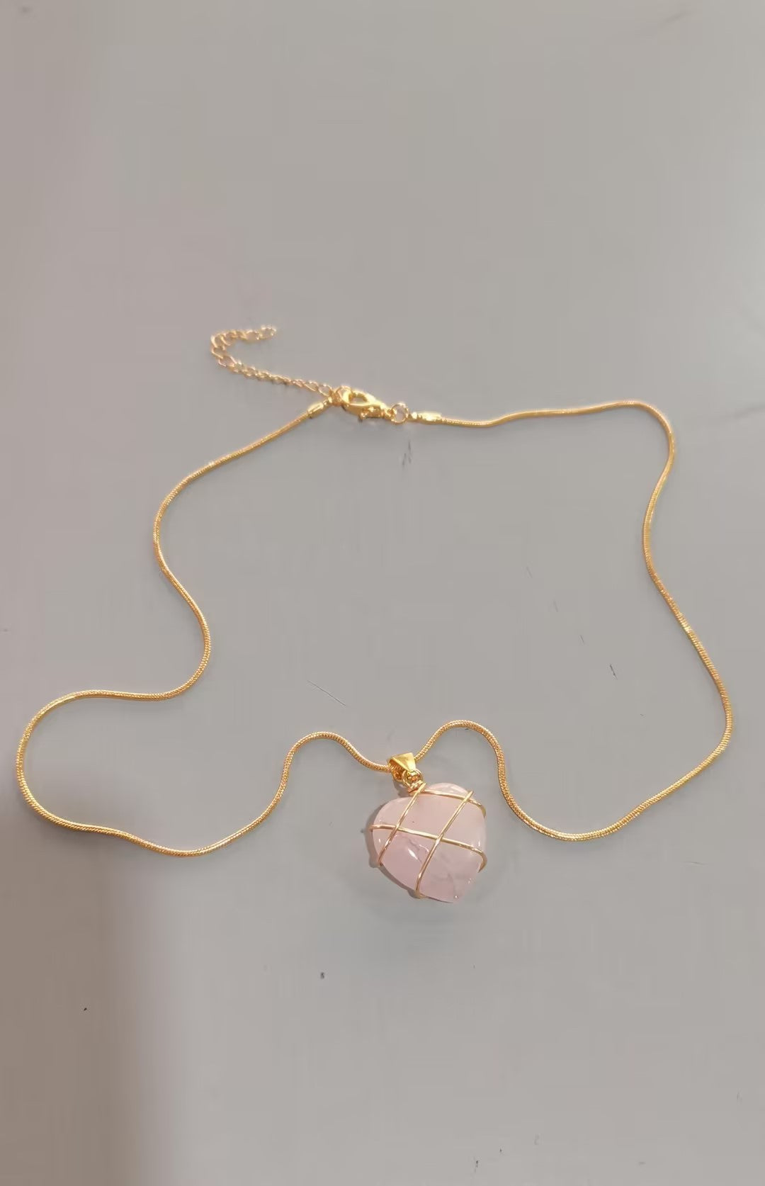 Moonstone Love Necklace with Cartoon Princess Charm – Trendy Jewelry for Girls