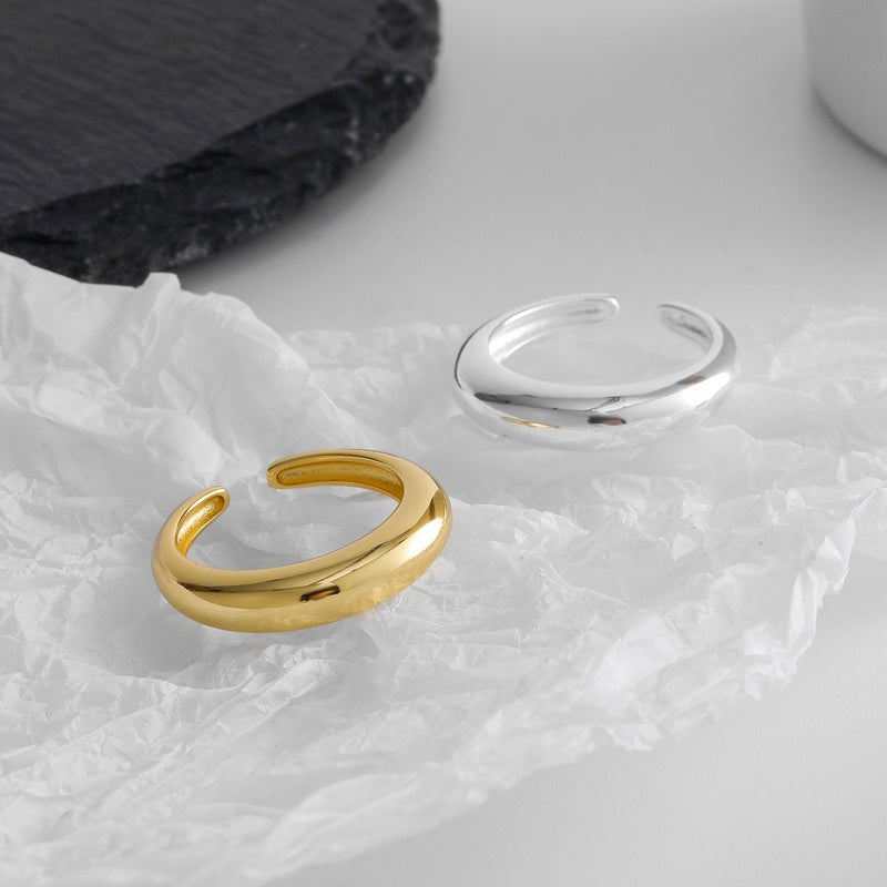 Trendy Crescent Moon Ring – Fashion Statement Jewelry