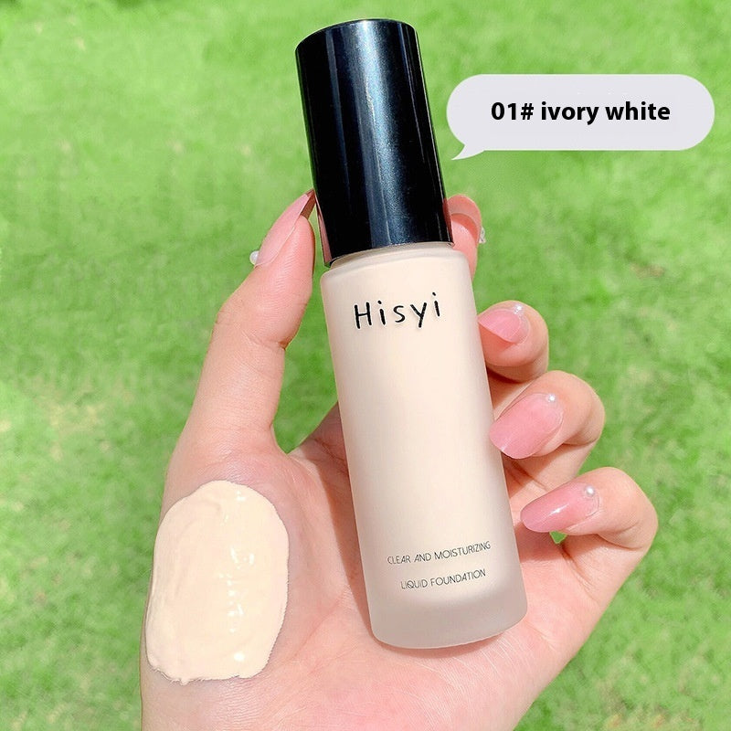 Flawless Coverage Liquid Foundation – Lightweight, Waterproof, Brightening Concealer