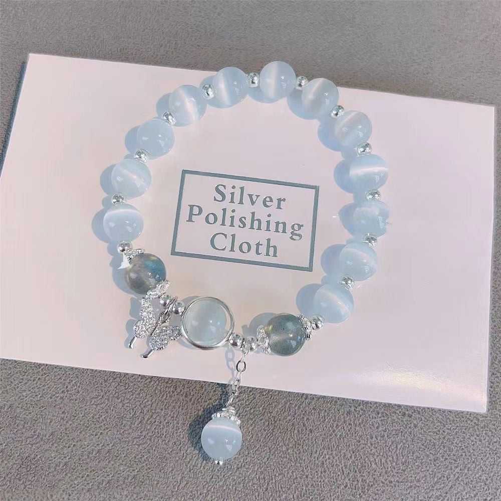 Women’s All-Match Crystal Butterfly Bracelet – Trendy & Chic Accessory