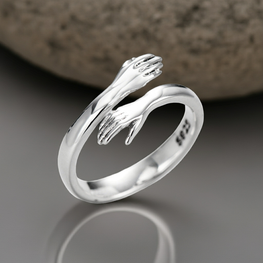 Adjustable Couple Ring – Open Band Love Ring for Lovers