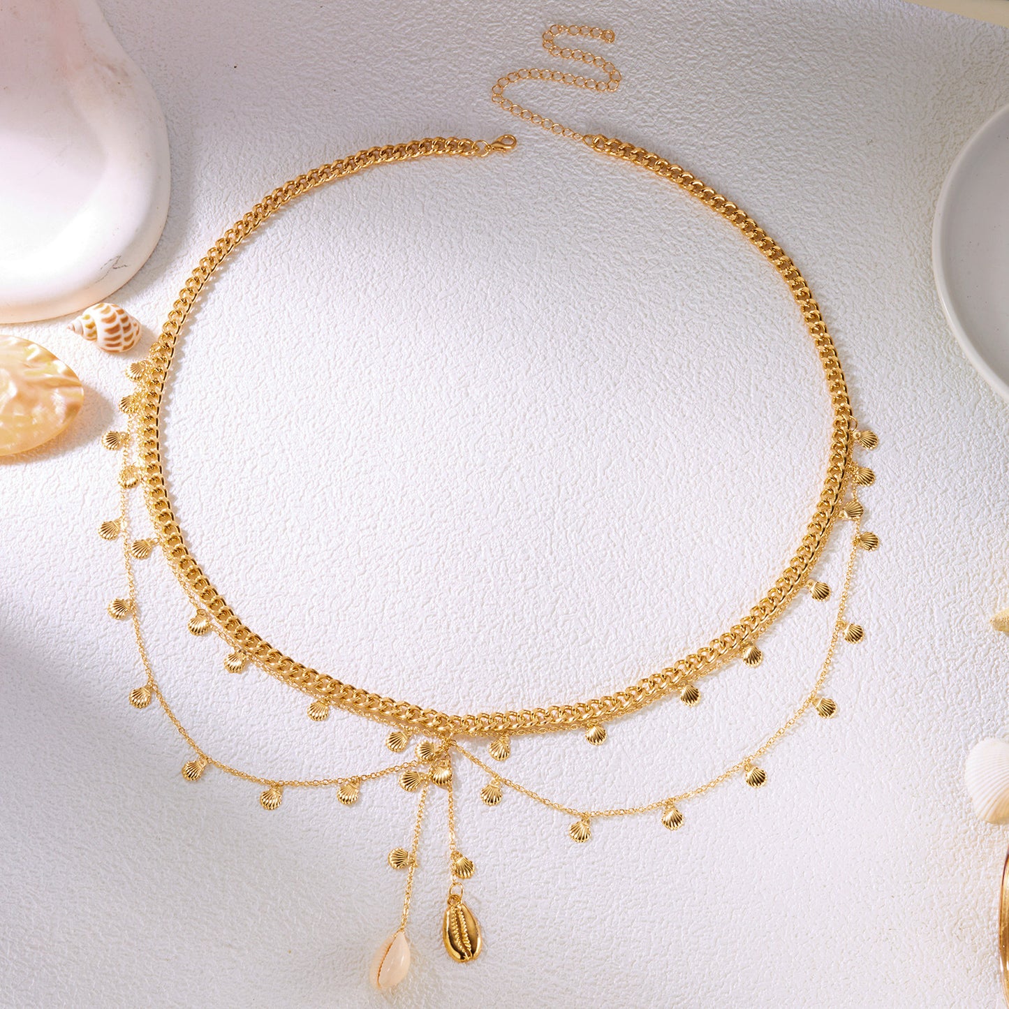 Women’s Scallop Shell Body Chain – Hot Girl Party Personality Jewelry