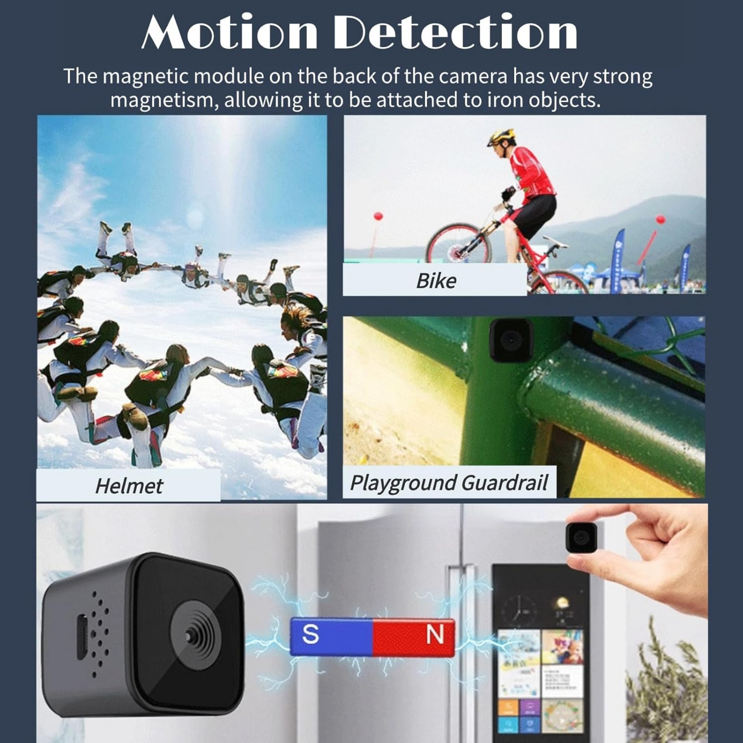 Mini Action Camera 1080P Full HD | SQ28 Waterproof Sports Camera with Auto AI Night Vision, Rechargeable Battery, and Outdoor HD Aerial Photography