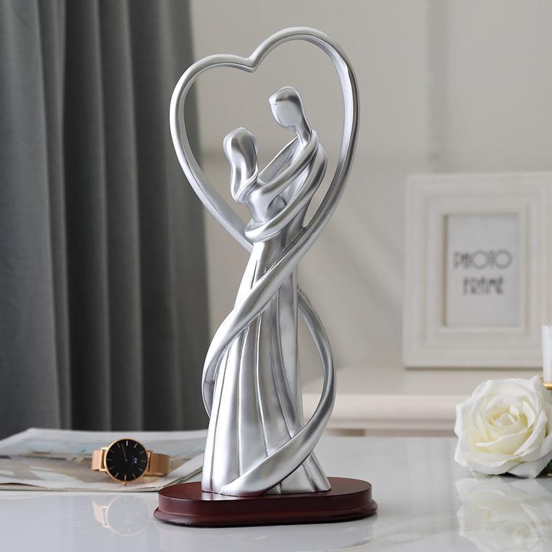Romantic Crystal Rose Heart Ornament – Perfect Wedding, Anniversary, Engagement, Birthday & Valentine’s Day Gift for Couples, Girlfriend, Boyfriend, or Newlyweds
