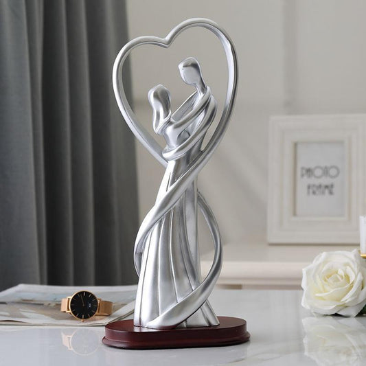 Romantic Crystal Rose Heart Ornament – Perfect Wedding, Anniversary, Engagement, Birthday & Valentine’s Day Gift for Couples, Girlfriend, Boyfriend, or Newlyweds