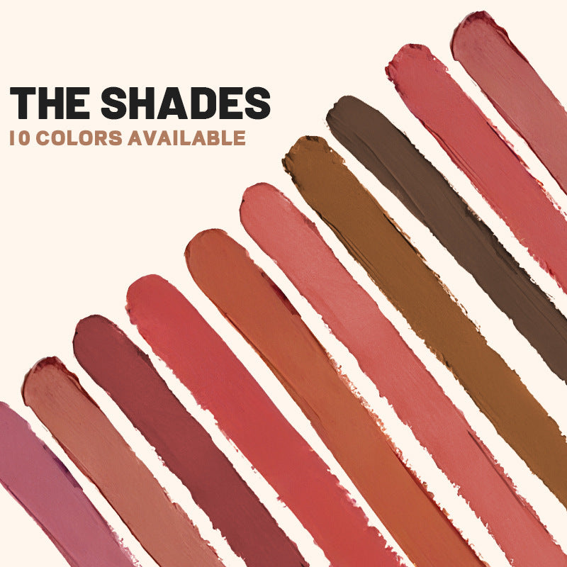 2-in-1 Matte Lip Liner and Transparent Moisturizing Lip Gloss Duo